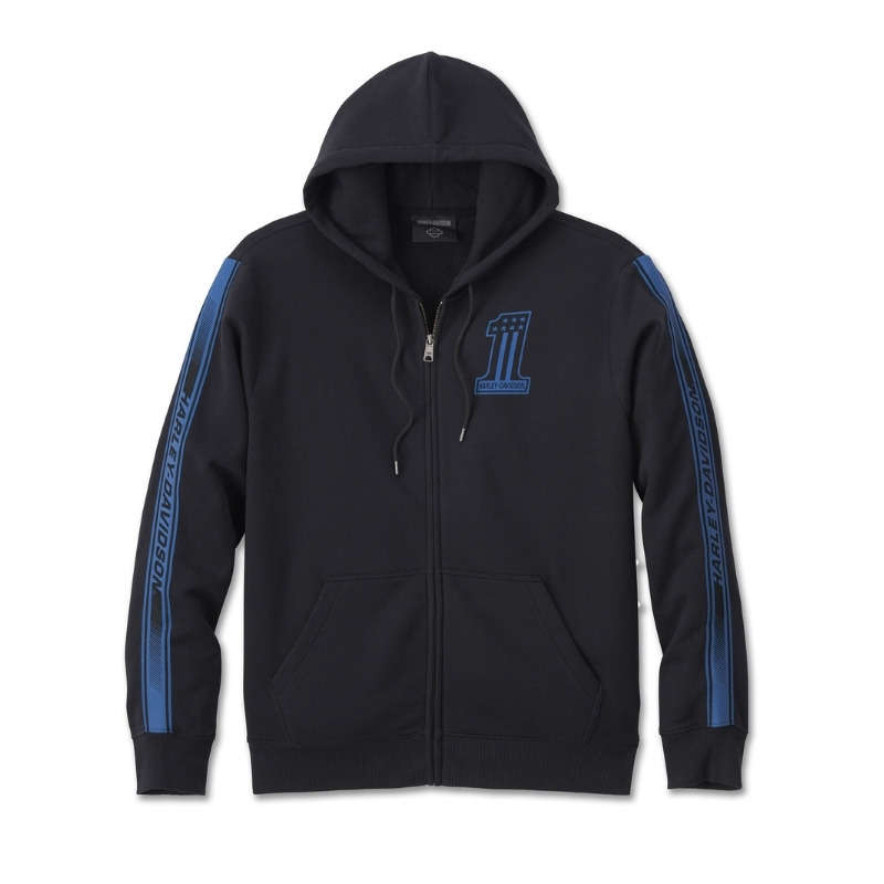 Men's #1 Racer Zip-Up Hoodie - 4XL