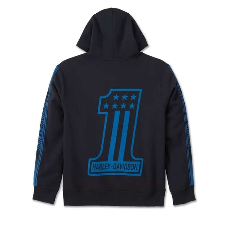 Men's #1 Racer Zip-Up Hoodie - 4XL