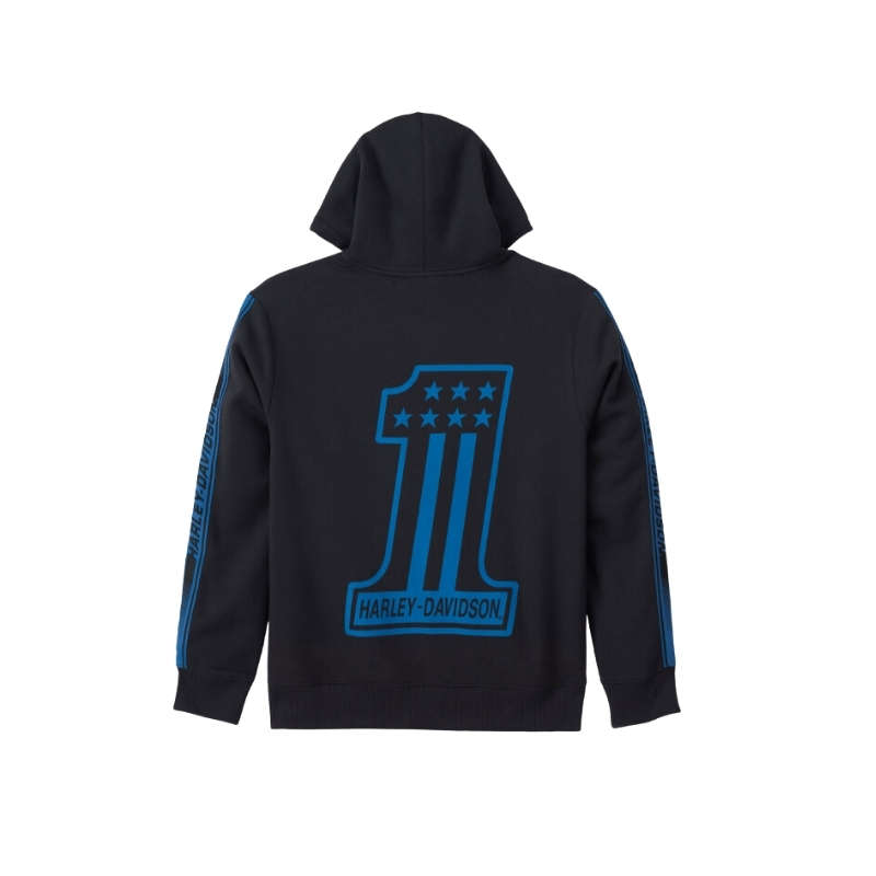 Men's #1 Racer Zip-Up Hoodie - 4XL
