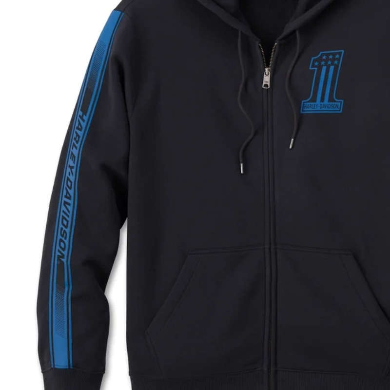 Men's #1 Racer Zip-Up Hoodie - 4XL