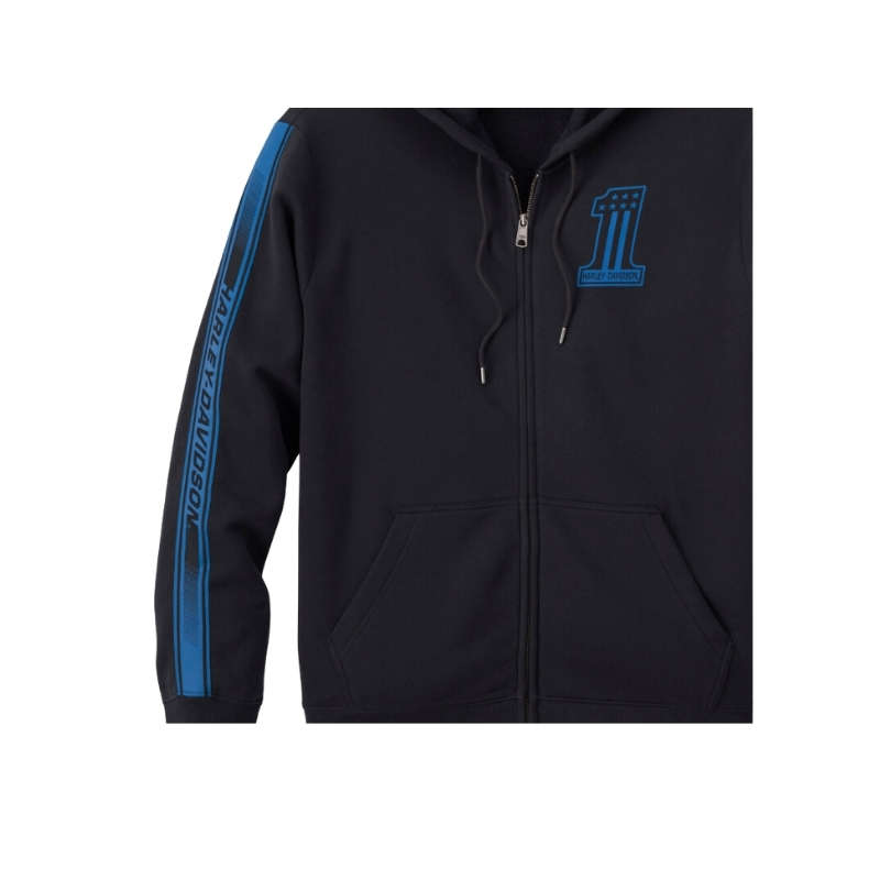 Men's #1 Racer Zip-Up Hoodie - 4XL