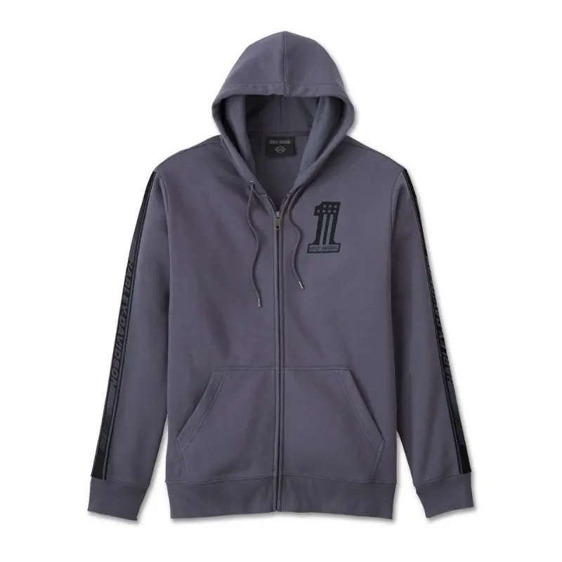 Men's #1 Racer Zip-Up Hoodie - L