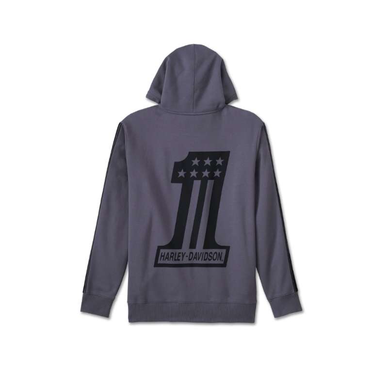 Men's #1 Racer Zip-Up Hoodie - L