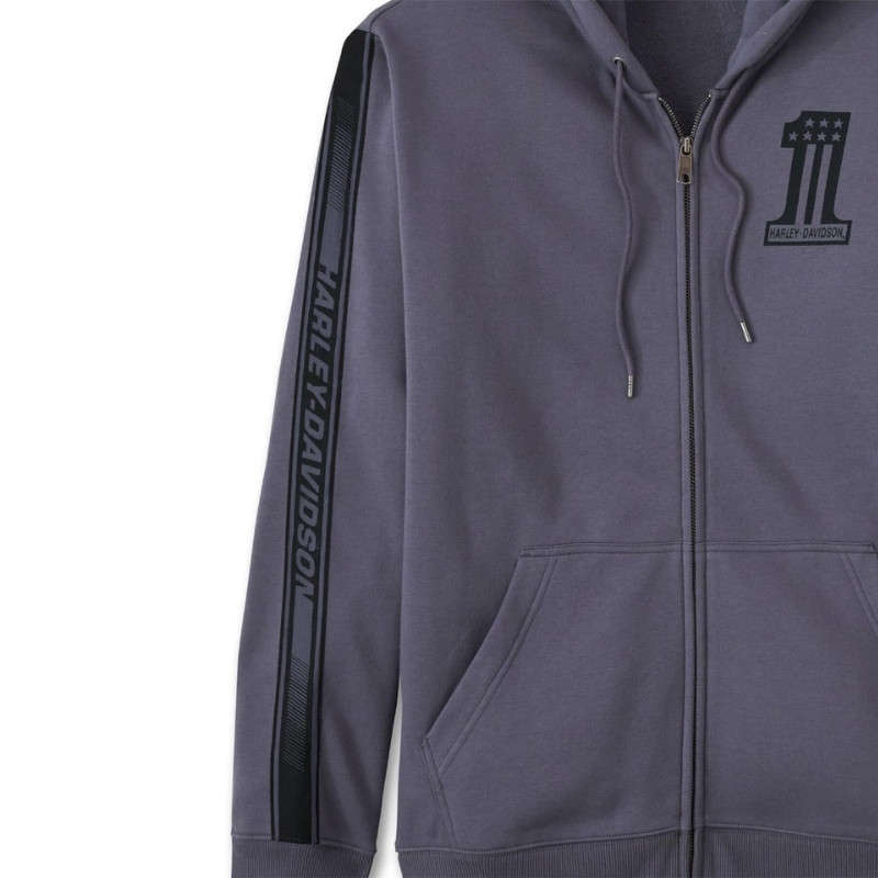Men's #1 Racer Zip-Up Hoodie - L
