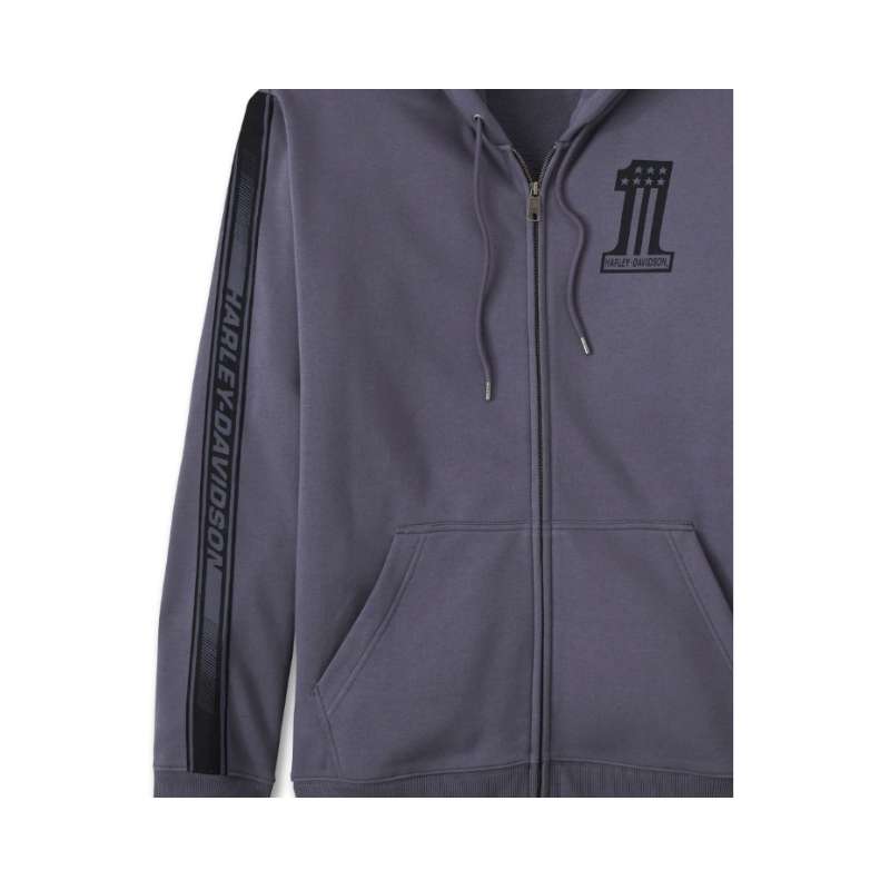 Men's #1 Racer Zip-Up Hoodie - L