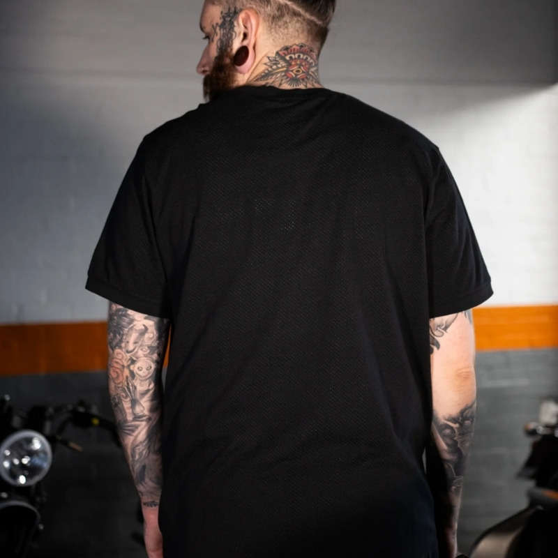 Men's #1 Racing Mesh Ringer Tee - M