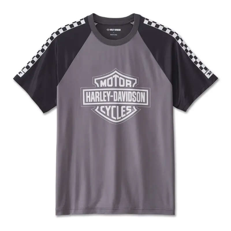 Men's Bar & Shield Raglan Short Sleeve Tee - 4XL
