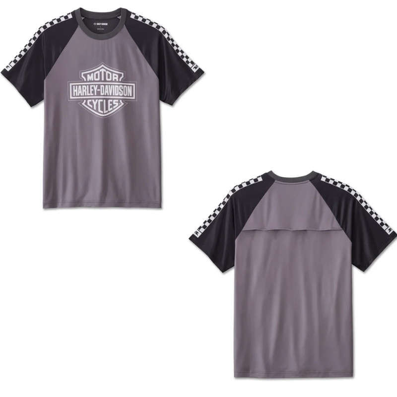 Men's Bar & Shield Raglan Short Sleeve Tee - 4XL