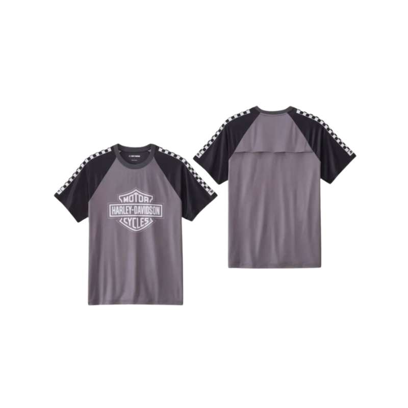 Men's Bar & Shield Raglan Short Sleeve Tee - 4XL