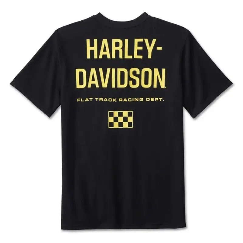 Men's Bar & Shield Racing Short Sleeve Henley - L