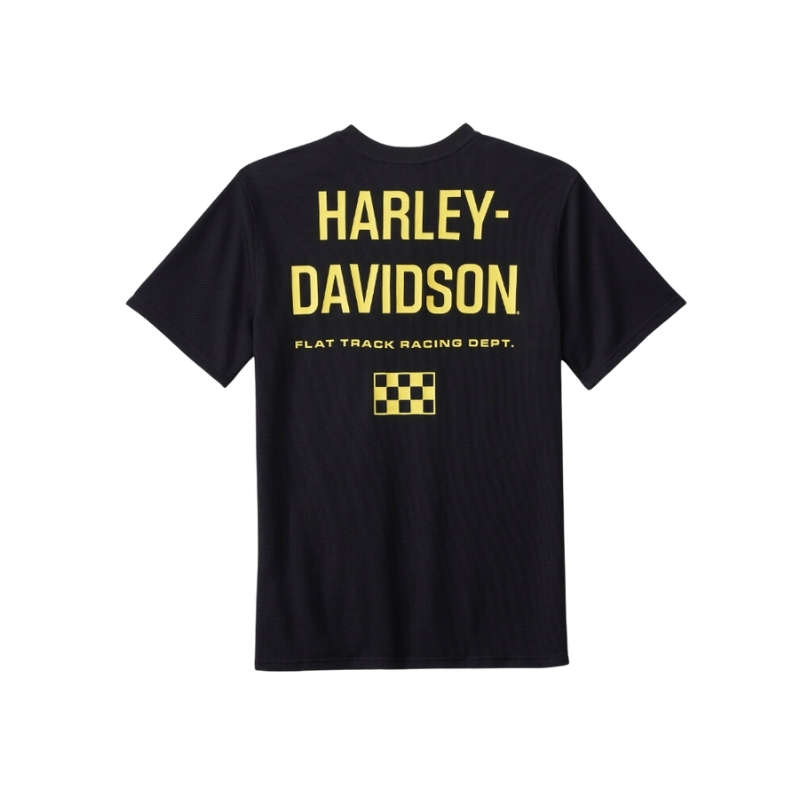 Men's Bar & Shield Racing Short Sleeve Henley - L