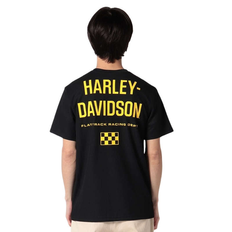 Men's Bar & Shield Racing Short Sleeve Henley - L