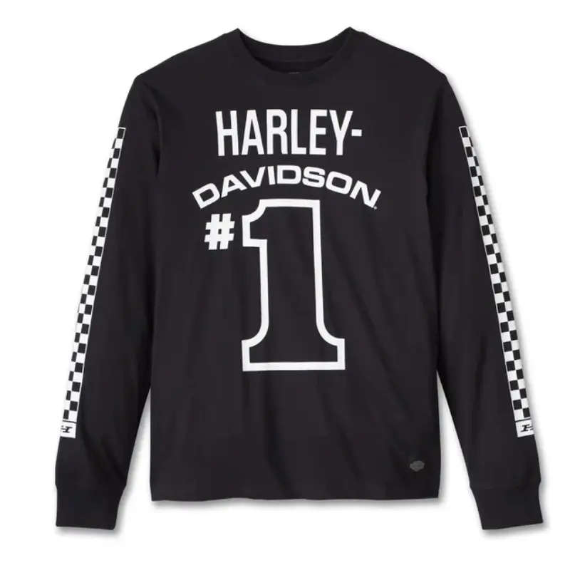 Men's #1 Racing Long Sleeve Tee - 4XL