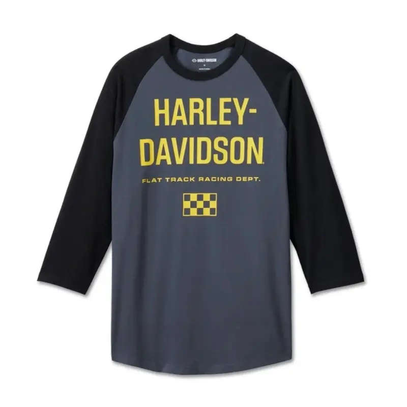 Men's Throttle Back 3/4 Sleeve Tee - XL