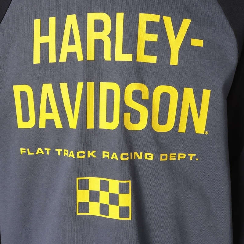 Men's Throttle Back 3/4 Sleeve Tee - XL