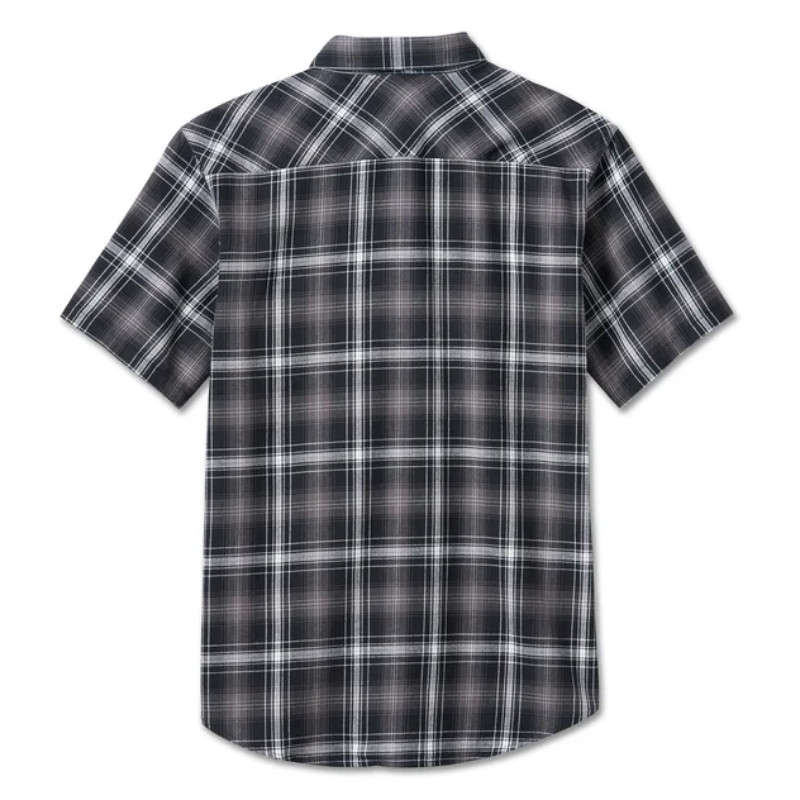 Men's Backing It In Short Sleeve Plaid Shirt - L