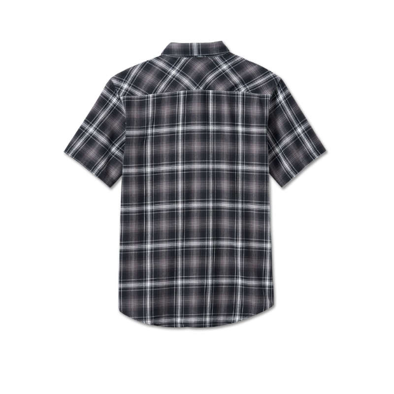 Men's Backing It In Short Sleeve Plaid Shirt - L