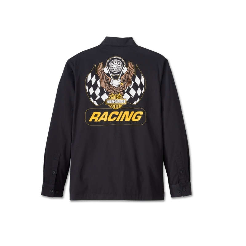 Men's Trophy Long Sleeve Mechanic Shirt - 2XL