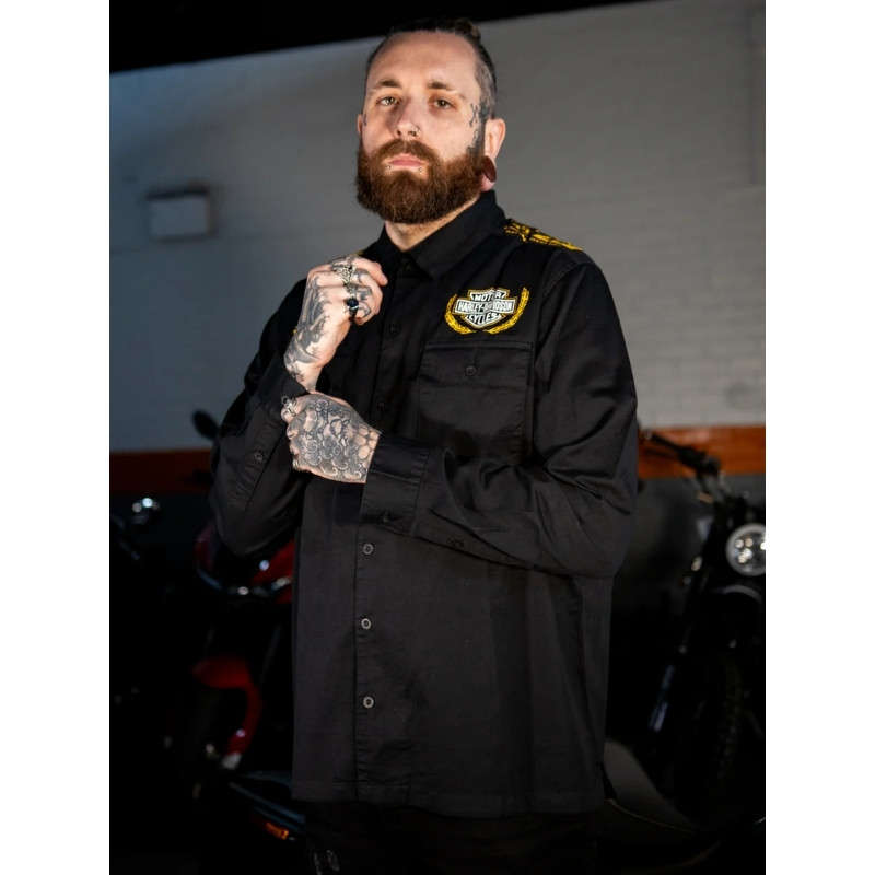 Men's Trophy Long Sleeve Mechanic Shirt - 4XL