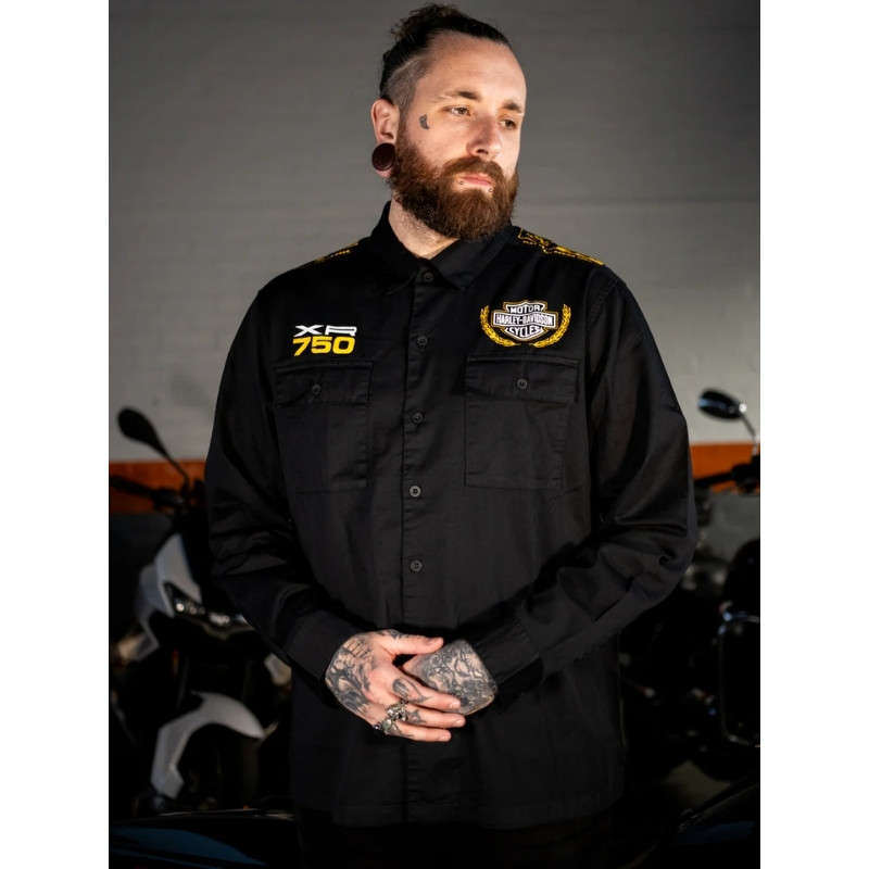 Men's Trophy Long Sleeve Mechanic Shirt - 4XL