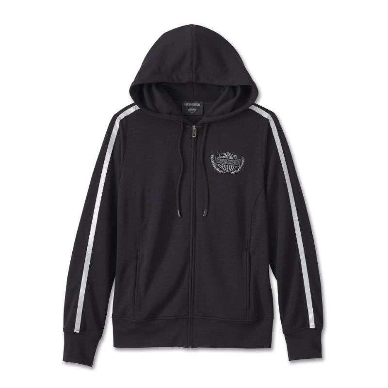 Women's Racing Scuba Zip Front Hoodie - M
