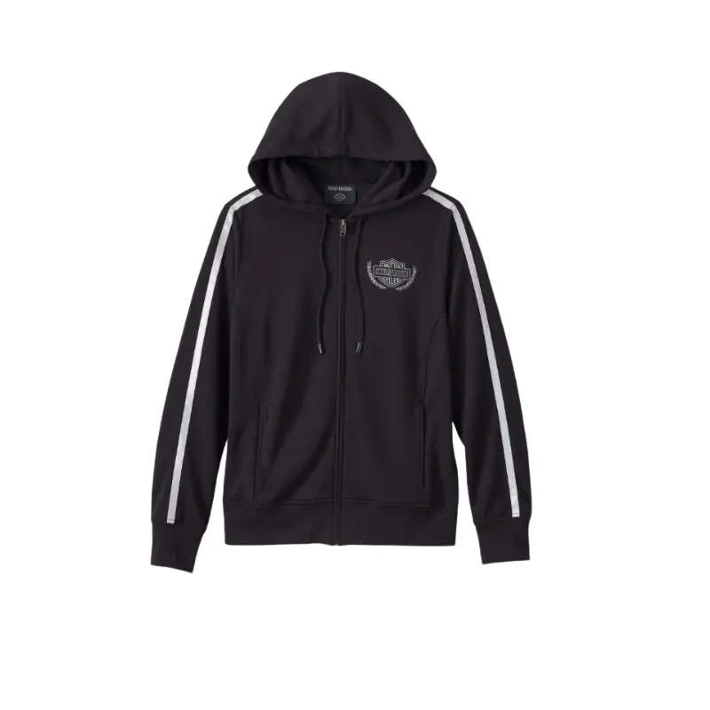 Women's Racing Scuba Zip Front Hoodie - XL