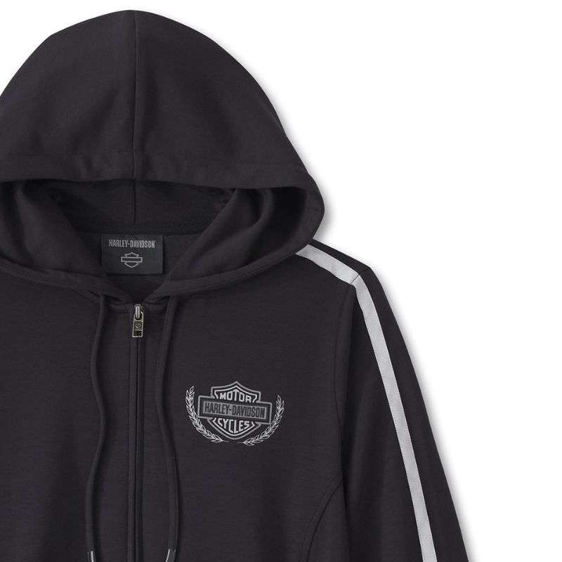 Women's Racing Scuba Zip Front Hoodie - M