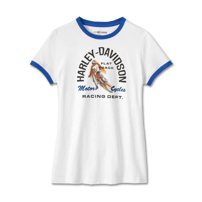 Women's Lowside Ringer Tee - M