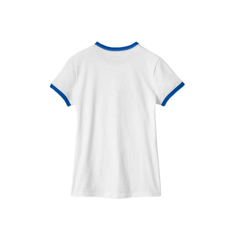 Women's Lowside Ringer Tee - S