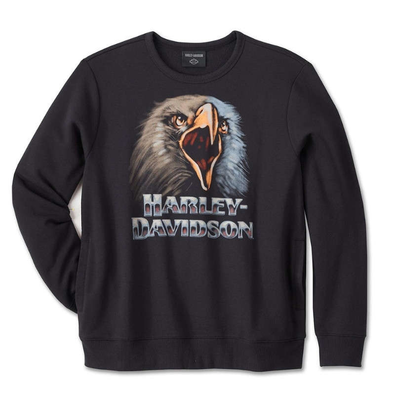 Men's Shadow Bird Crew Neck Sweatshirt - 4XL