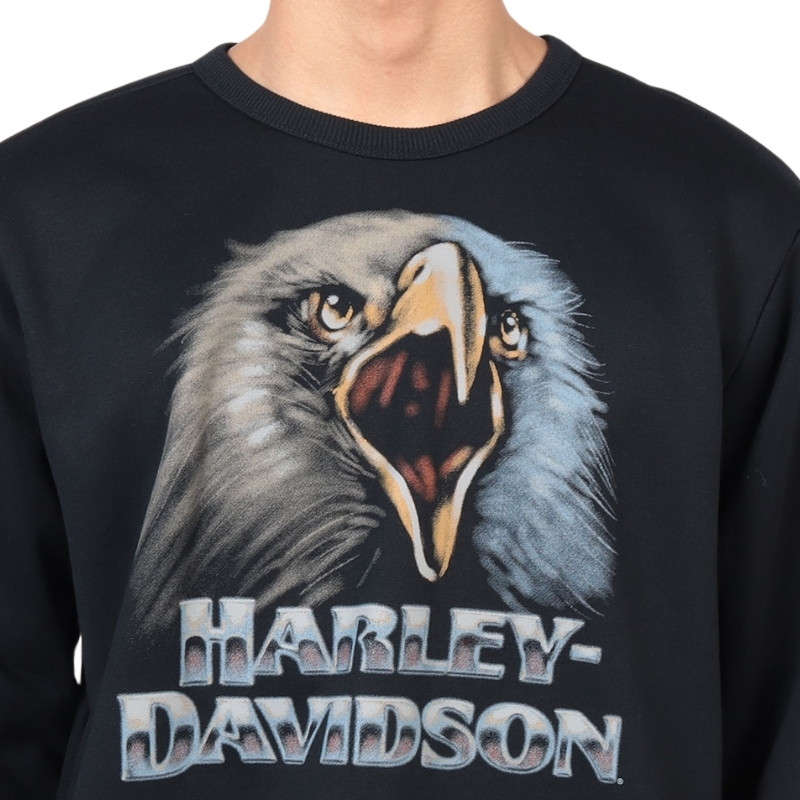 Men's Shadow Bird Crew Neck Sweatshirt - 4XL