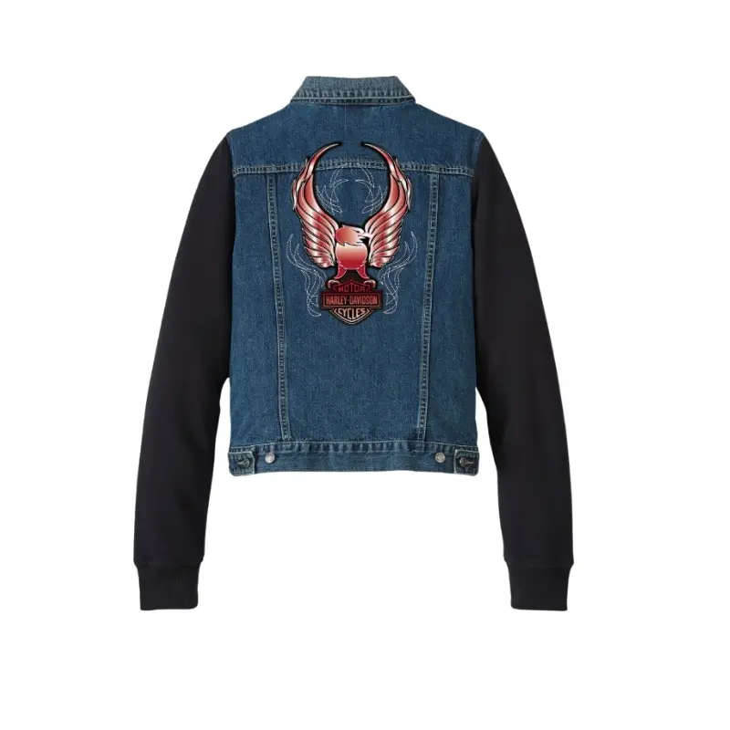 Women's Crimson Bird Jean Jacket - 1W