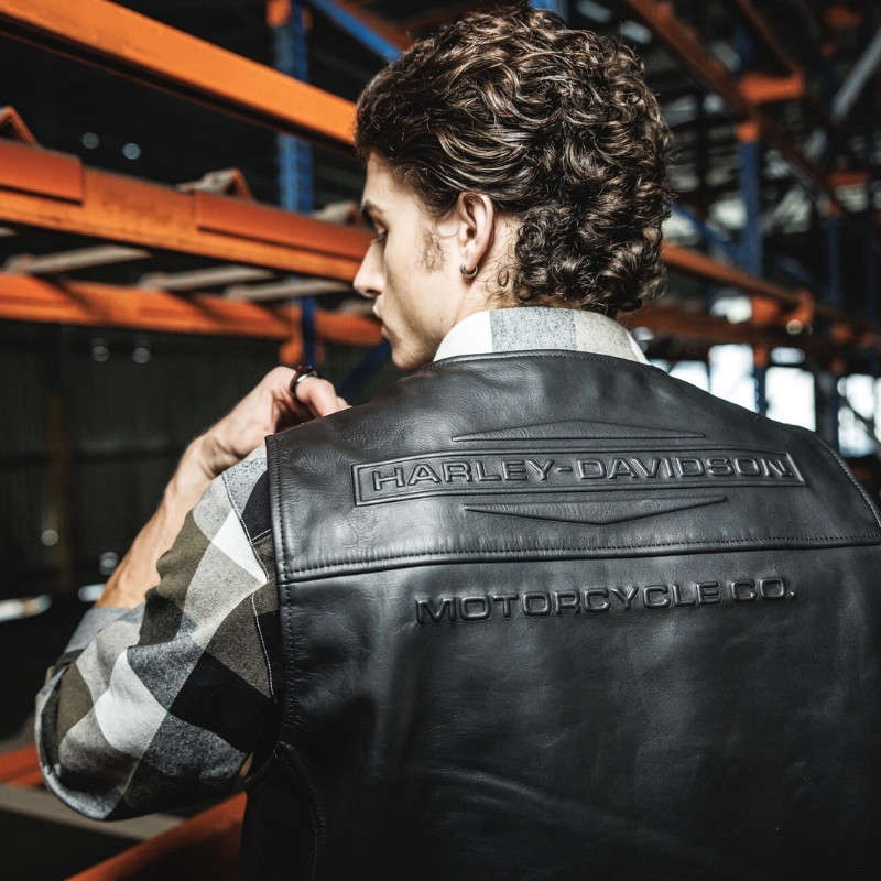 City Limits Leather Vest - 2XL
