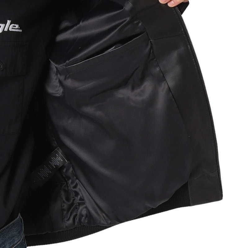 Men's Start Your Engines Leather Racing Jacket - 4XL