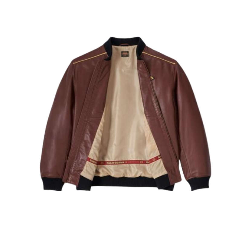 Mens 120th Anniversary Leather Jacket - 2XL