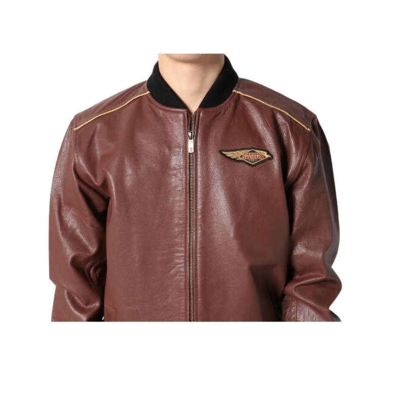 Mens 120th Anniversary Leather Jacket - 2XL