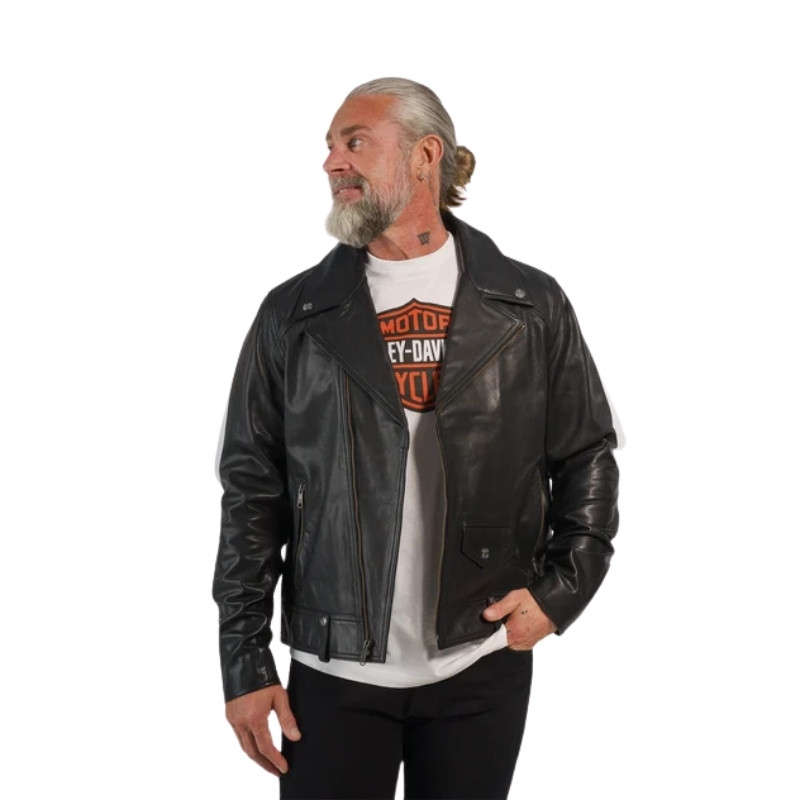 Men's Motorbreath Leather Jacket - 3XL