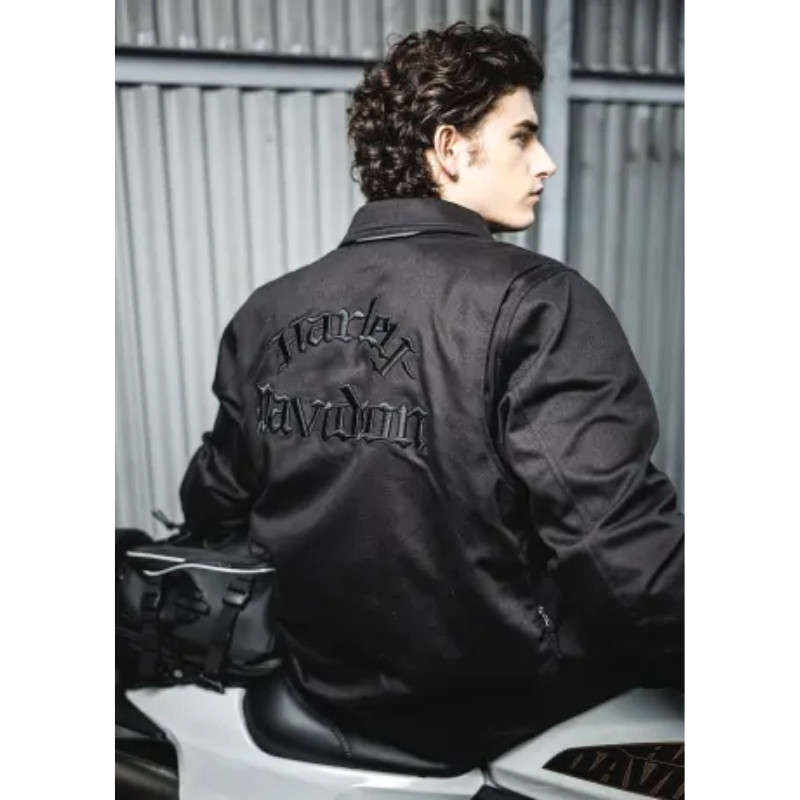 H-D Gas Station Textile Riding Jacket - L