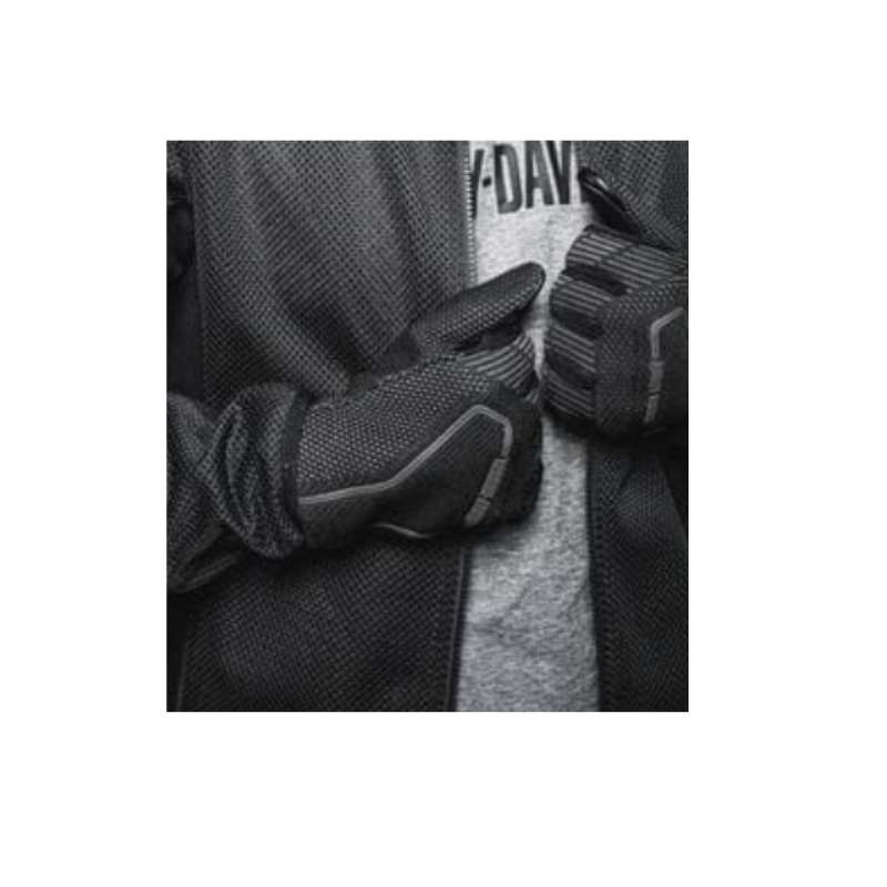 Mens H-D Dyna Knit Riding Gloves - XL