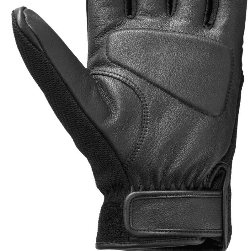 Men's H-D Dyna Knit Leather Riding Gloves - M