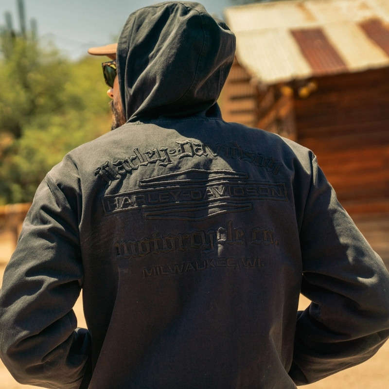 Bar & Shield Workwear Hooded Jacket - S