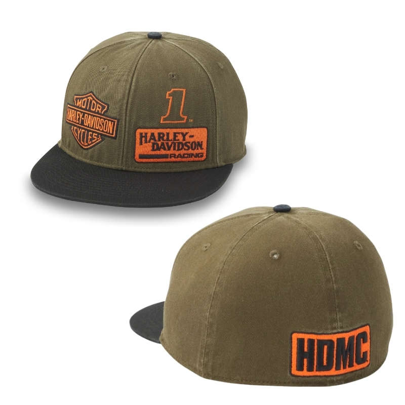 The Grid Fitted Cap - XS