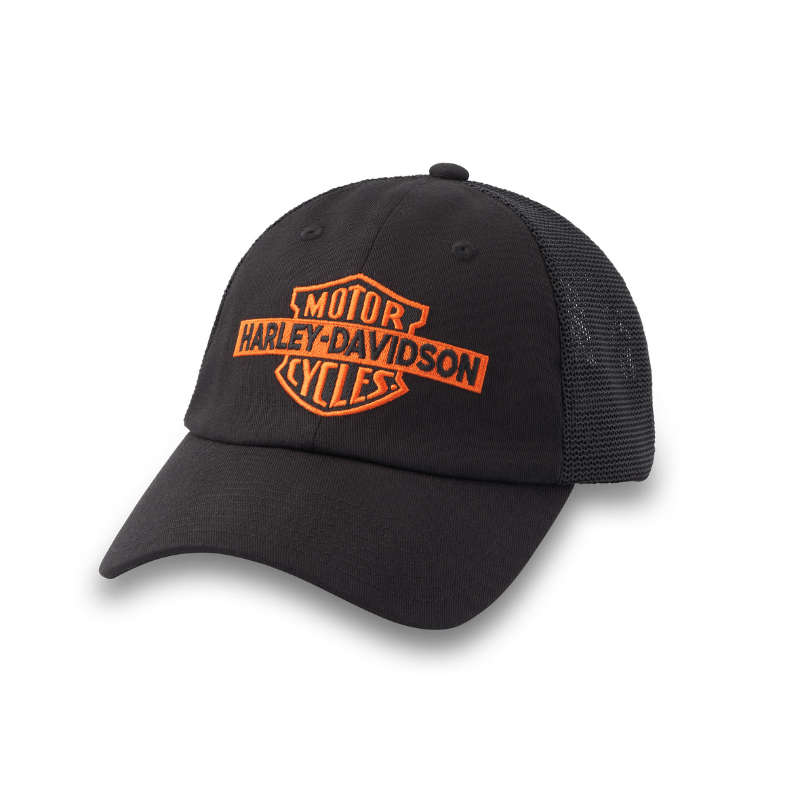 H-D Oil Can Bar & Shield Stretch-Fit Cap - M