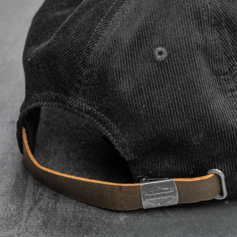 Mens Stacked Bar & Shield 5-Panel Baseball Cap