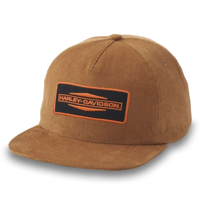 Stacked Bar & Shield 5-Panel Cap