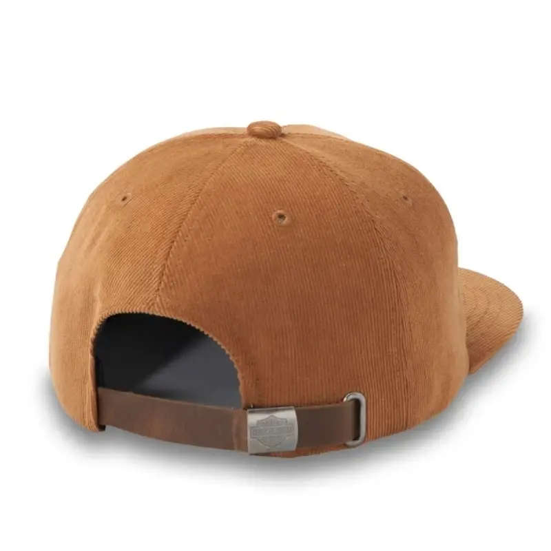 Stacked Bar & Shield 5-Panel Cap