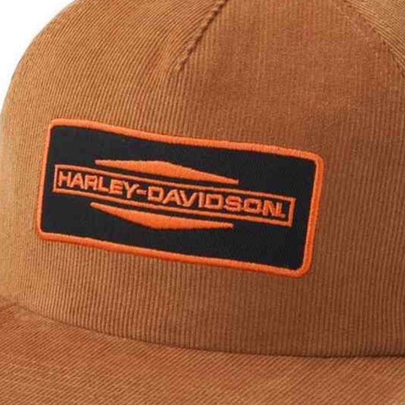 Stacked Bar & Shield 5-Panel Cap