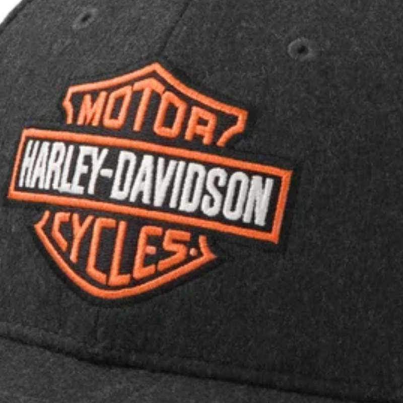 Bar & Shield Wool Strapback Cap