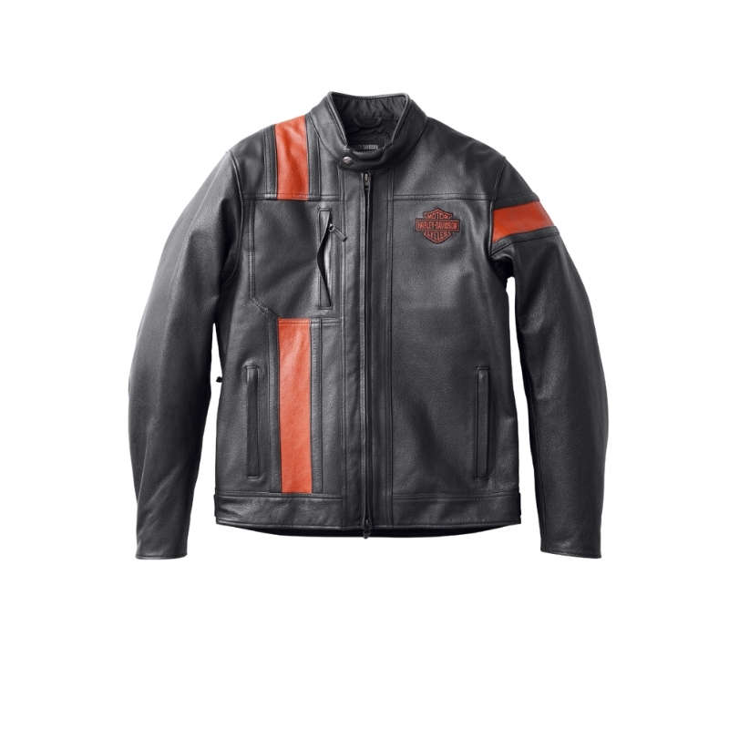 Mens Hwy-100 Waterproof Leather Jacket - 2XL