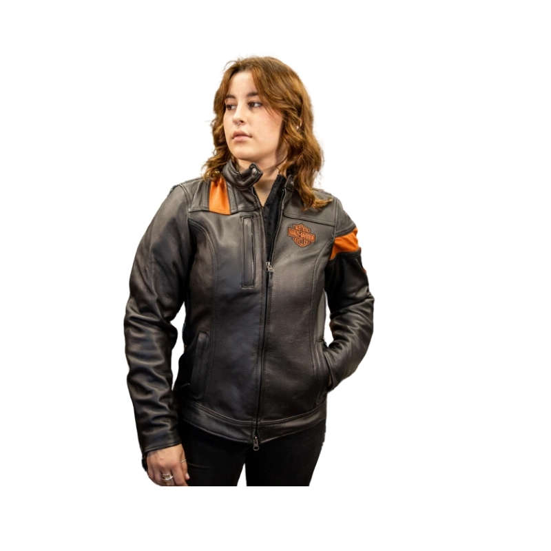Women's Hwy-100 Waterproof Leather Jacket - M